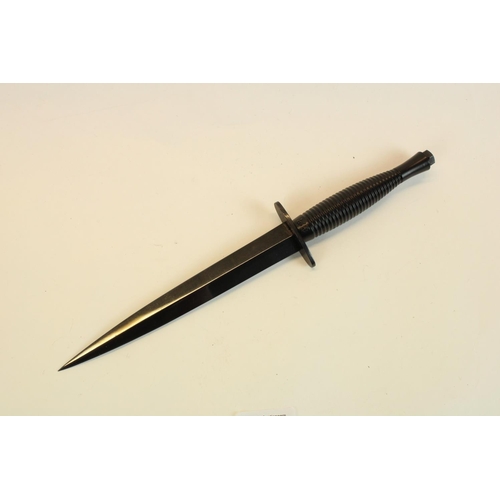 108 - Modern Fairburn Sykes type Commando dagger, blade L17cm