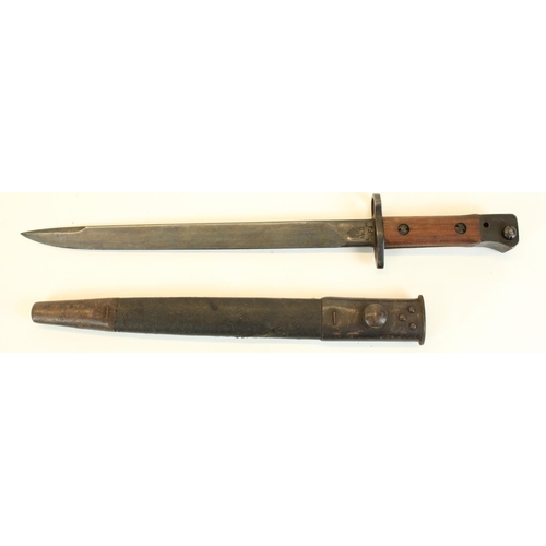 113 - British Indian WWII period MkII RFI bayonet