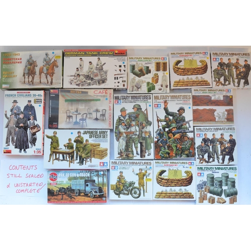 202 - Collection of as new/factory sealed and used 1/35 plastic model accessories from Tamiya, Mini-Art, I... 