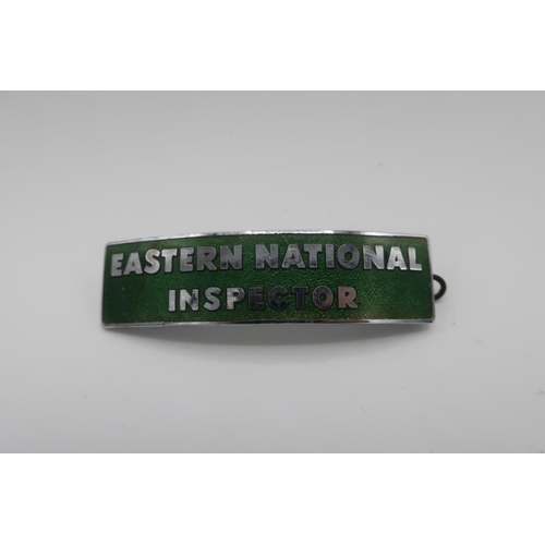 1206 - Eastern National Inspector green enamel cap badge