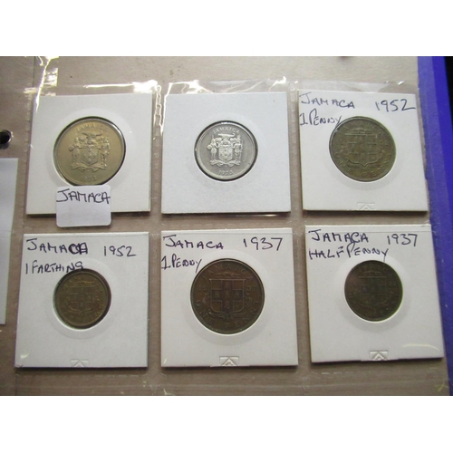 1211 - Selection of mixed UK and commonwealth coinage to include Channel Islands, Liberia, Jamaica etc with... 