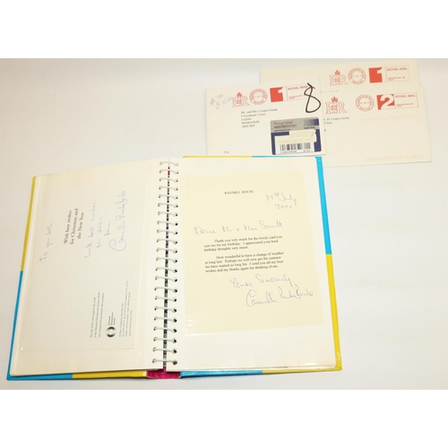 486 - Camilla Parker Bowles - seven signed Thank You letters, c1990s-2000s some possibly autopen, a signed... 