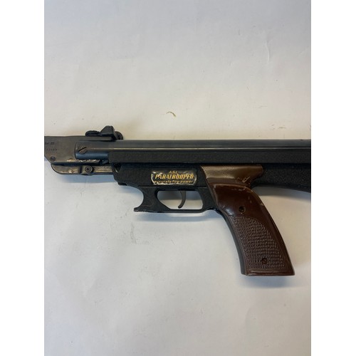 660 - ASI Paratrooper .22 single shot break barrel air rifle, full working order in good overall used cond... 