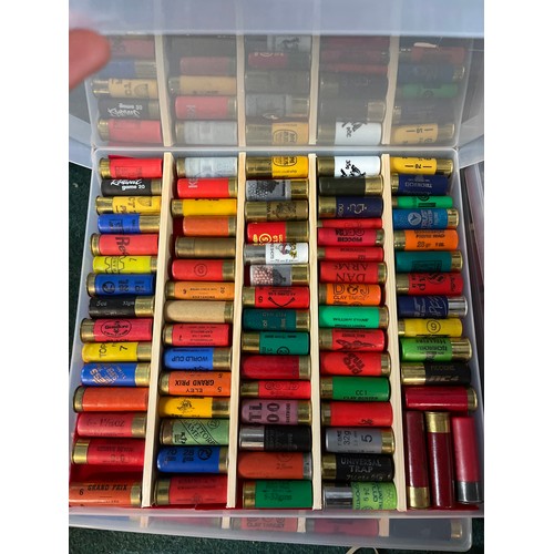 993 - Tray of 12B collector's gun cartridges (shotgun certificate required)