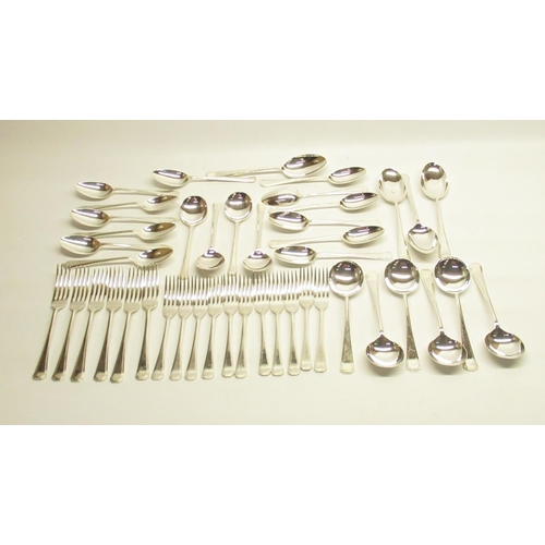 577 - Large collection of silver plate and EPNS cutlery, mostly Sheffield plate