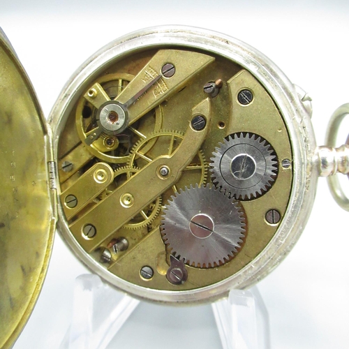 81 - Wittnauer rolled gold open face keyless wound and set pocket watch, with textured cream dial, with a... 