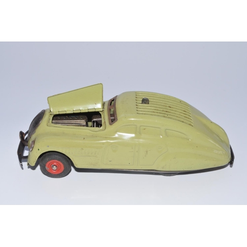 1286 - Schuco Kommando Anno 2000 tinplate clockwork car, pre-war 