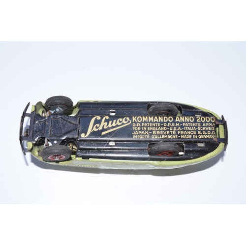 1286 - Schuco Kommando Anno 2000 tinplate clockwork car, pre-war 