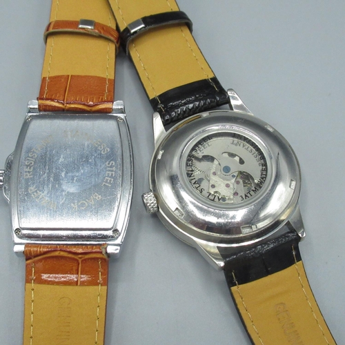 120 - Two Fuyate automatic dress watches (both watches currently running)