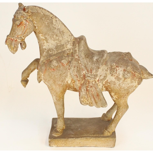 1356 - C20th Chinese Tang style horse, H37cm