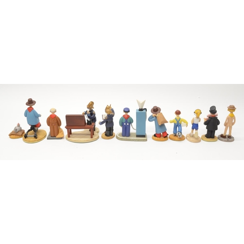 703 - 11 boxed Robert Harrop Camberwick Green figures:
CG29 Windy Miller on his tricycle
CG31 Mr Crockett ... 