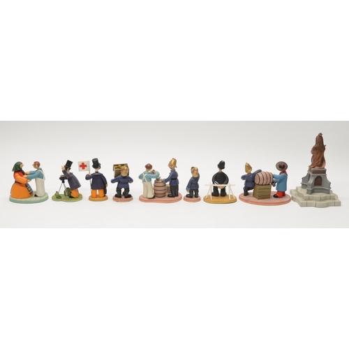 705 - 9 boxed Robert Harrop Camberwick Green figures, a collectors plaque and pin badge:
CG48 Dutch Organ ... 