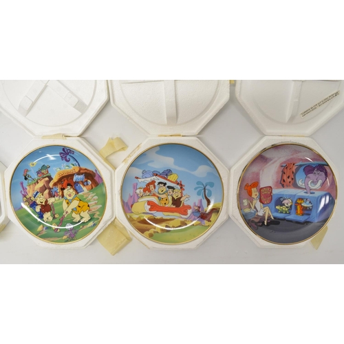 728 - Six Franklin Mint Heirloom Recommendations Flintstones collectors plates, see photos for details, al... 