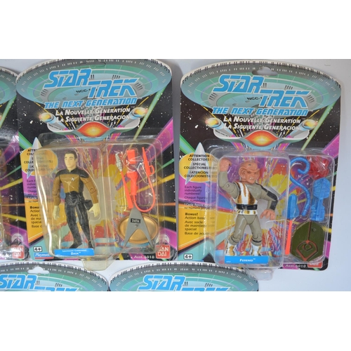 6 - Seven Star Trek The Next Generation action figures, still factory sealed.