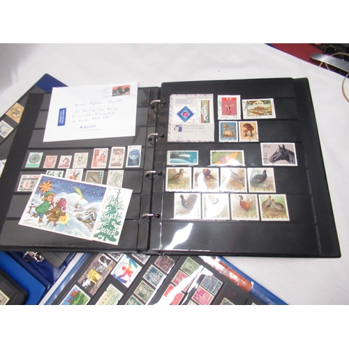 47 - Six stamp albums relating to Germany, Poland, Austria and Hungary