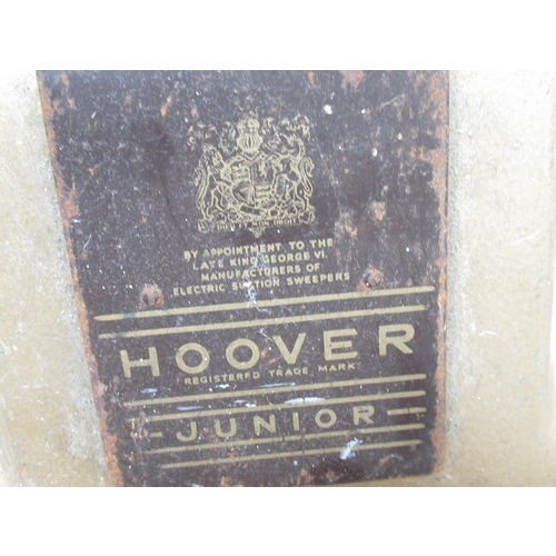 53 - Vintage Hoover Junior vacuum cleaner, with by appointment to Geo.VI plaque