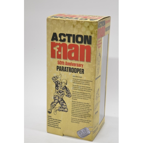 731 - 50th anniversary Action Man Paratrooper, Collector's Edition figure, contents as new and factory sea... 