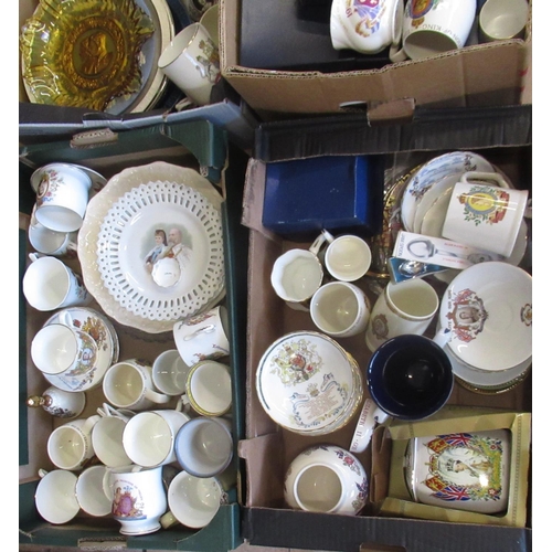 90 - Large collection of Coronation ware plates mugs etc (6 boxes)