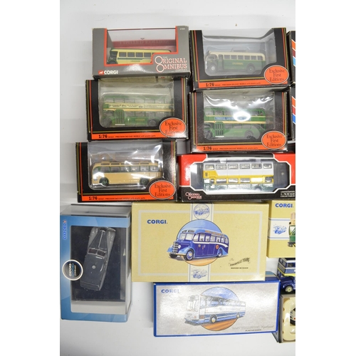 227 - Collection of 1/76, 1/50 and 1/43 scale die-cast vehicles from Corgi, Oxford etc, many limited editi... 