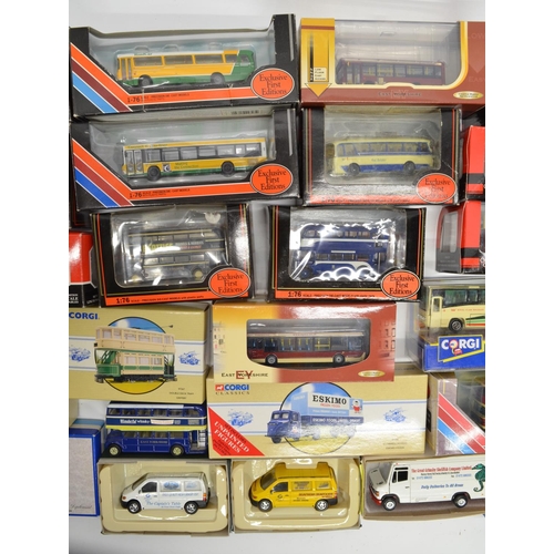 227 - Collection of 1/76, 1/50 and 1/43 scale die-cast vehicles from Corgi, Oxford etc, many limited editi... 