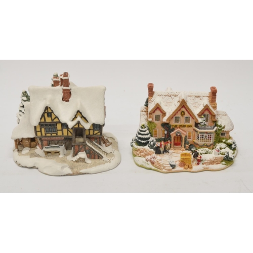 243 - Eleven Lilliput Lane Christmas models: Yuletide Inn, Winter At Skirsgill, The Star Inn, Patterdale C... 