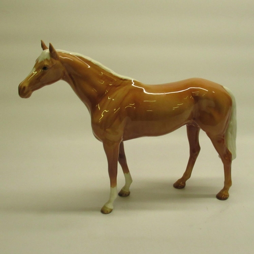 294 - Beswick Large Racehorse in chestnut No 1664, H30cm