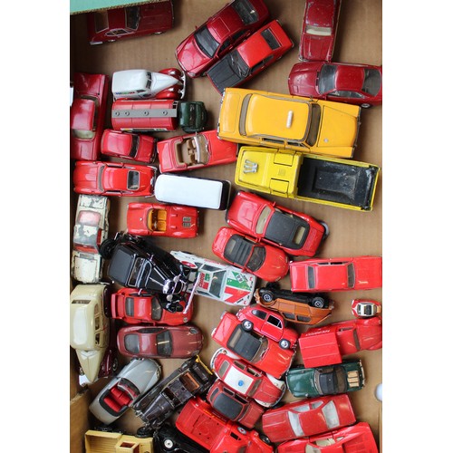 381 - Collection of Matchbox, Dinky, Corgi and other manufacturers diecast cars including Matchbox race ca... 