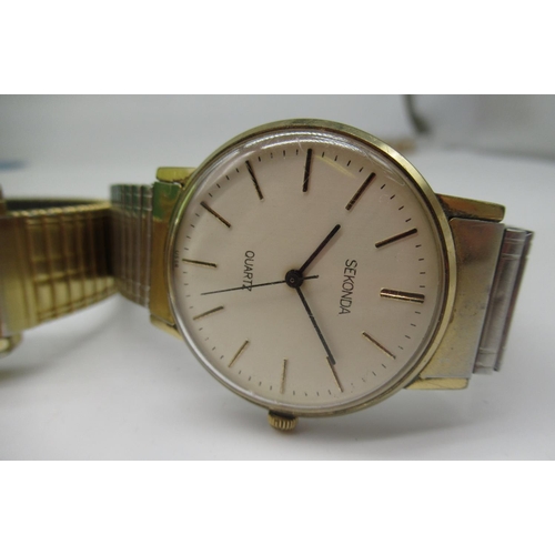 250 - Seiko 5 automatic day date wristwatch, movement ref. 6119, case ref.8090, serial no. 984343 (watch r... 