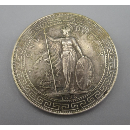 251 - Hong Kong trade Dollar, dated 1898, 0.87