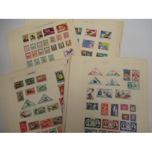 257 - British and world stamps including Isle of Man 1958-1980, Channel Islands 1941-1977 etc.