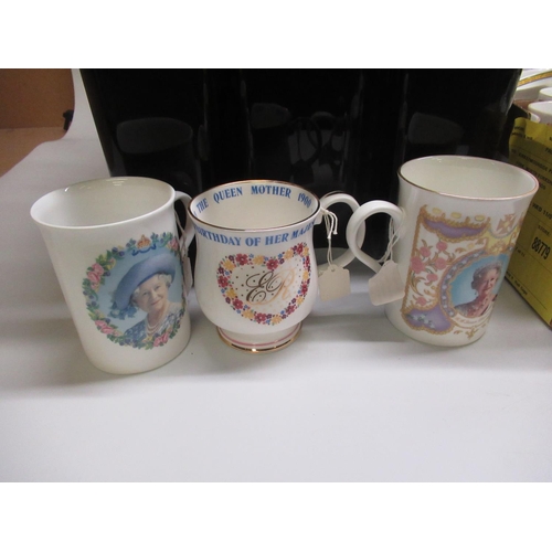 1453 - Collection of commemorative ware relating to the Queen Mother, inc. mugs, plates, etc. (3 boxes)