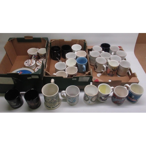 1463 - Collection of mugs relating to V.E. & V.J. Day (3 boxes)