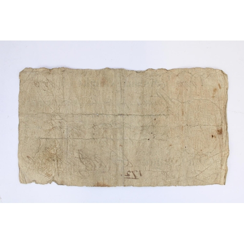 1313 - Halifax Commercial Bank note, One Guinea 24th December 1805 for Brothers Swaine with Swaine signatur... 