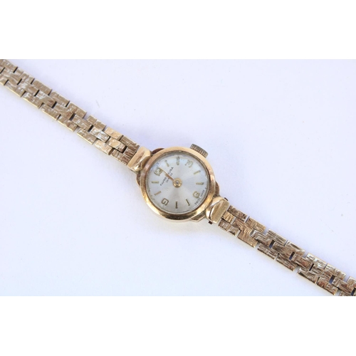 1316 - Favre-Leuba Geneve ladies 9ct gold cased hand wound wristwatch, signed dial with applied hour marker... 