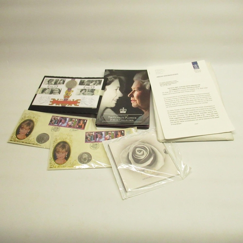 330 - Commemorative coins including Elizabeth II The Ultimate Collection Royal Mint, two Royal Mint Diana ... 