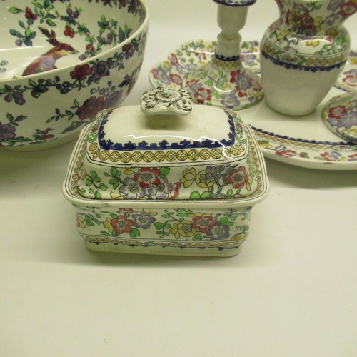 336 - Copeland Late Spode fruit bowl, decorated with Asiatic Pheasant on circular foot, makers mark and pa... 