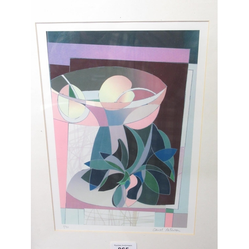 865 - Carol Paterson (British Contemporary); Fruit and Flower Composition, Ltd.ed giclee print 1/30 signed... 