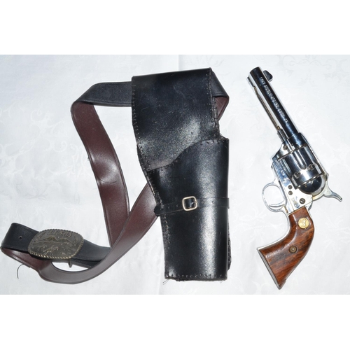 Sold at Auction: Single Action Army Revolver Gun Belt of Texas