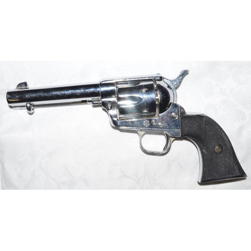 834 - Full metal replica Colt .45 Single Action Army revolver, working action with rotating cylinder, fill... 