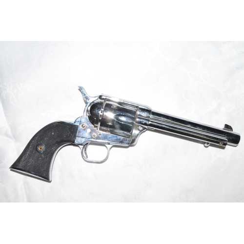 835 - Full metal replica Colt .45 Single Action Army revolver, working trigger and hammer mechanism, rotat... 