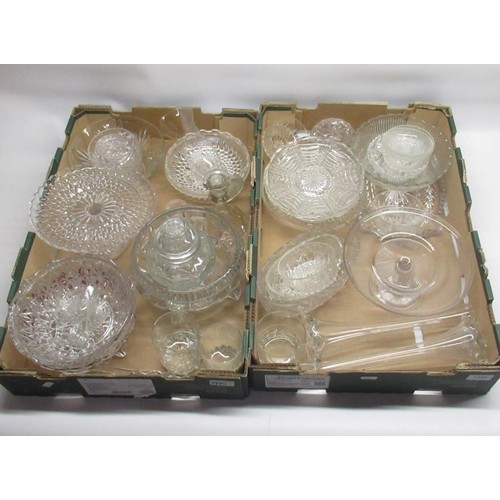 1440 - Large collection of glassware inc. tankards, cake plates, vases, etc. (5 boxes)