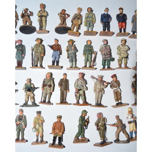 71 - Collection of pre painted model soldier figures from Del Prado, Oryon, etc approx 1:32 - 1:35 scale ... 