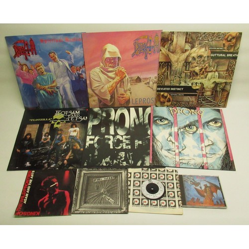 151 - Collection of Heavy Metal and Rock LPs, 45s and CDs inc. Metallica, Janes Addiction, Led Zeppelin, N... 