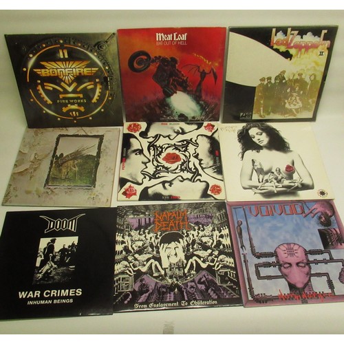 151 - Collection of Heavy Metal and Rock LPs, 45s and CDs inc. Metallica, Janes Addiction, Led Zeppelin, N... 