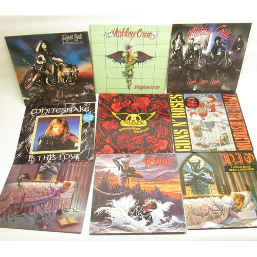 151 - Collection of Heavy Metal and Rock LPs, 45s and CDs inc. Metallica, Janes Addiction, Led Zeppelin, N... 