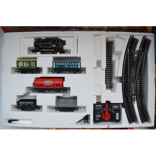 79 - OO gauge trains including boxed Hornby rail freight set, H and M Duette transformer controller, sele... 