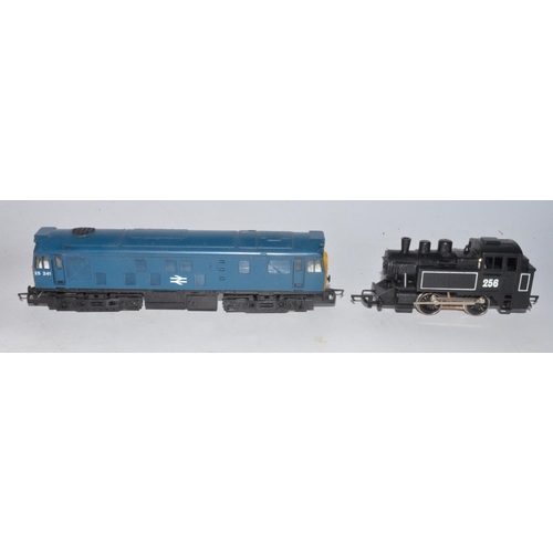 79 - OO gauge trains including boxed Hornby rail freight set, H and M Duette transformer controller, sele... 