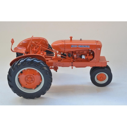 264 - Franklin Mint 1/12 scale diecast Allis Chalmers WC Tractor model, highly detailed with engine, worki... 