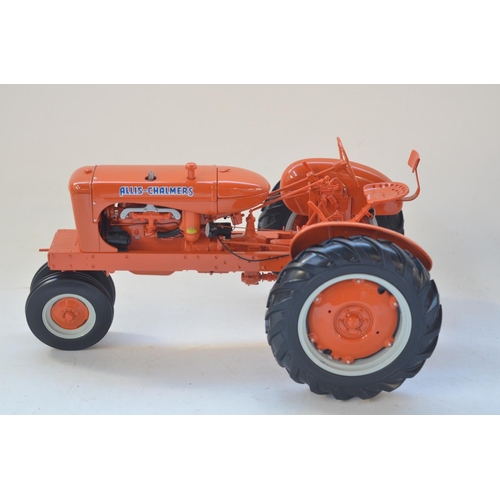 264 - Franklin Mint 1/12 scale diecast Allis Chalmers WC Tractor model, highly detailed with engine, worki... 