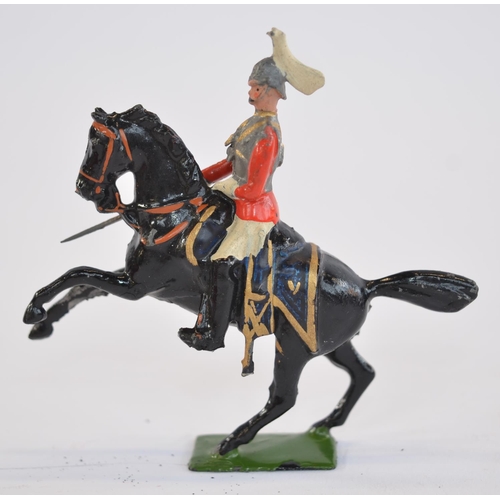 254 - W. Britain's Life Guards set No.5 hollow lead mounted figures with original Whisstock box.